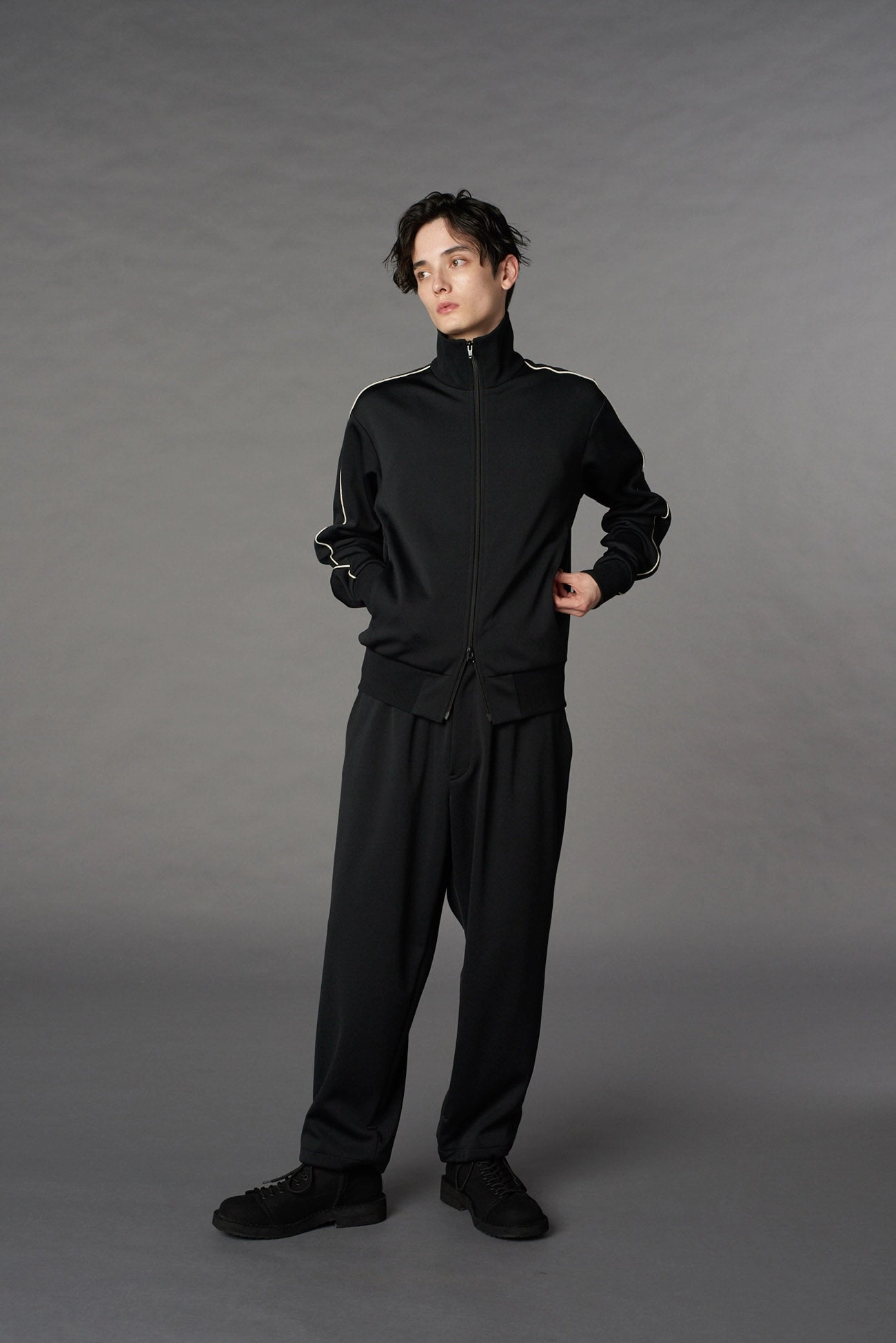 POLYESTER SMOOTH TRACK JACKET Everyday Jacket