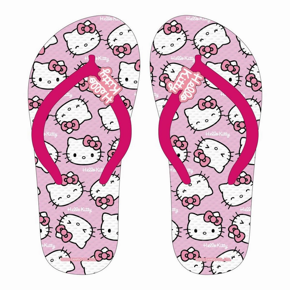Swimming Pool Slippers Hello Kitty Pink Instant Step Fit