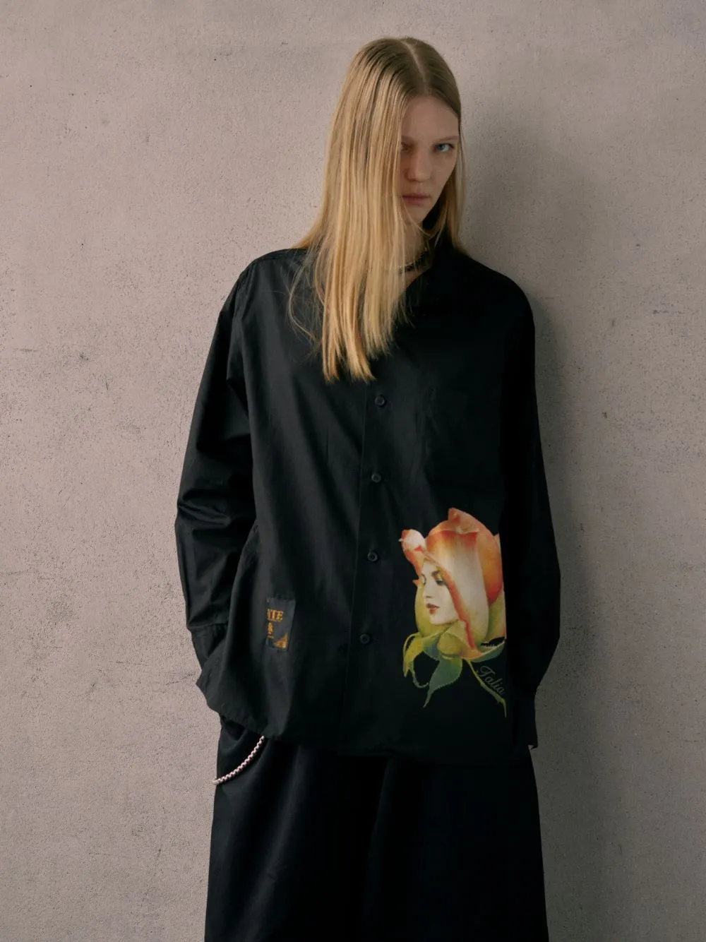 S'YTE x KOICHI IYODA ARTWORK PRINTED SHIRT -Talia- Oversized style