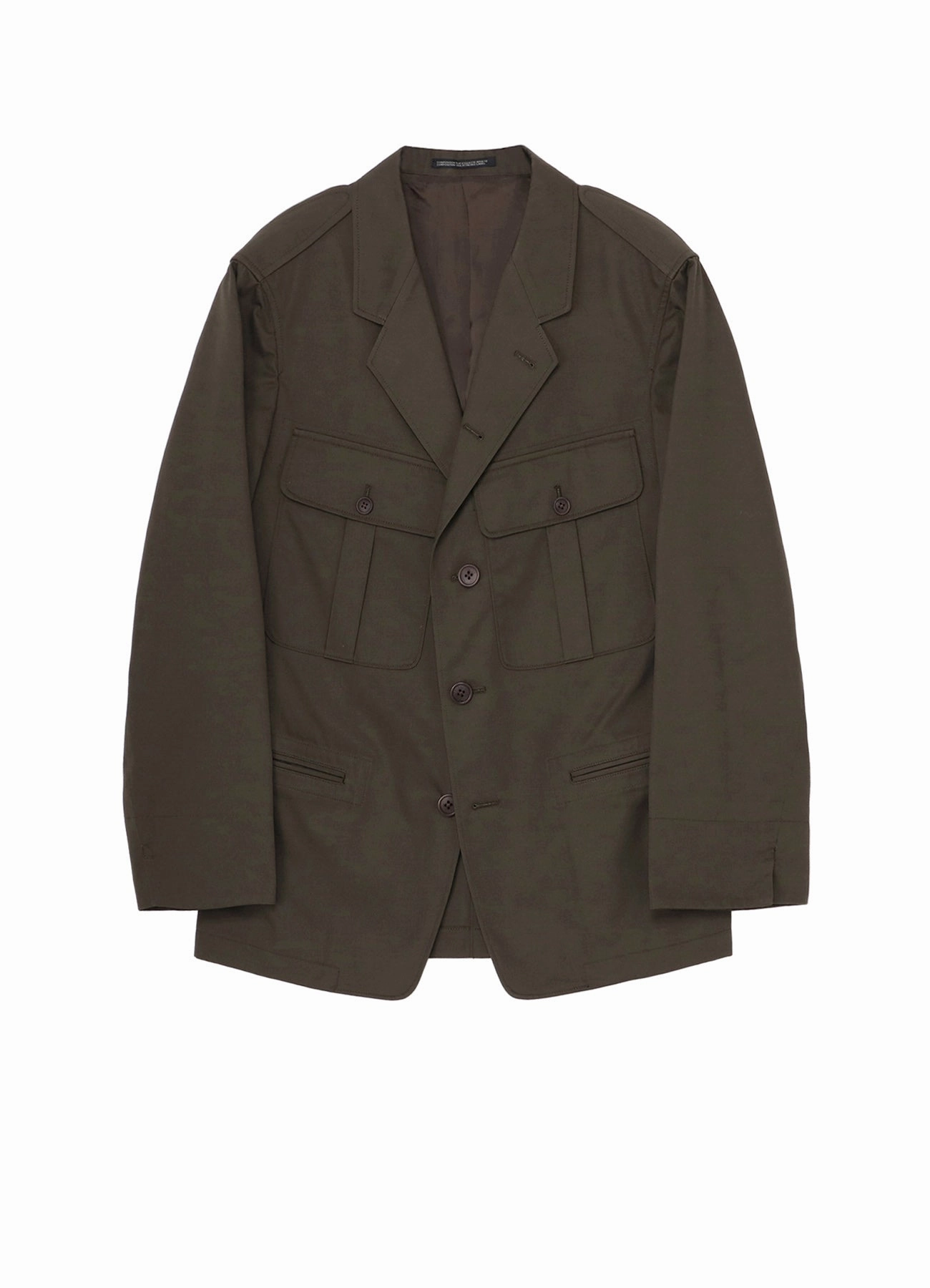 Non Bulky Design Travel Friendly T/C TWILL ACTION PLEATS JACKET