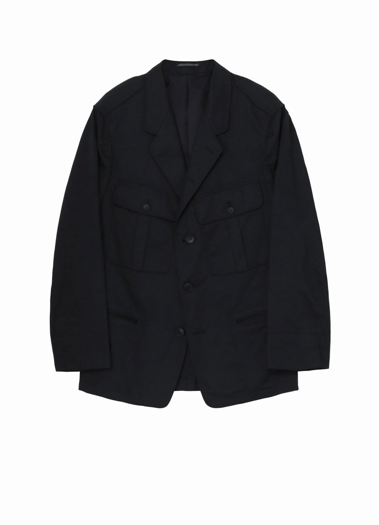 T/C TWILL ACTION PLEATS JACKET no pocket Insulated Comfort