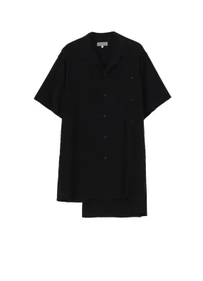 Luxurious Feel Weekend Vibes TA TUXEDO LAYERED SHORT SLEEVE BLOUSE