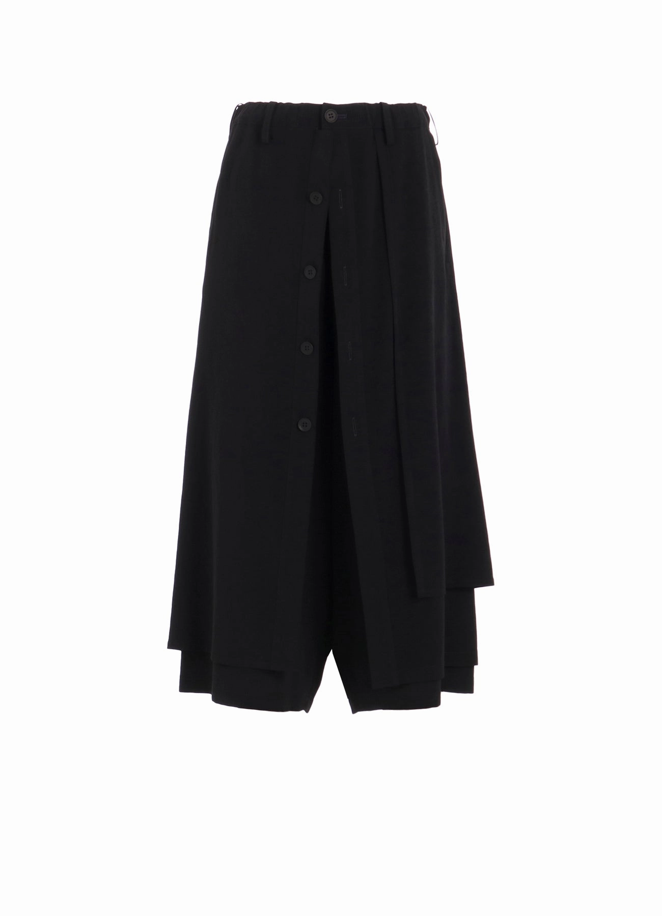 TA/PE CREPE DE CHINE F BUTTON WRAP PANTS Tough Build