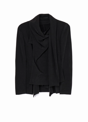 Disrupt Expose TA/PE CREPE DE CHINE STOLE DETAIL JACKET