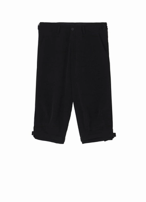 TA TUXEDO BELTED HEM CUFFS PANTS All Day Wear Comfort Relaxed Comfort Wear