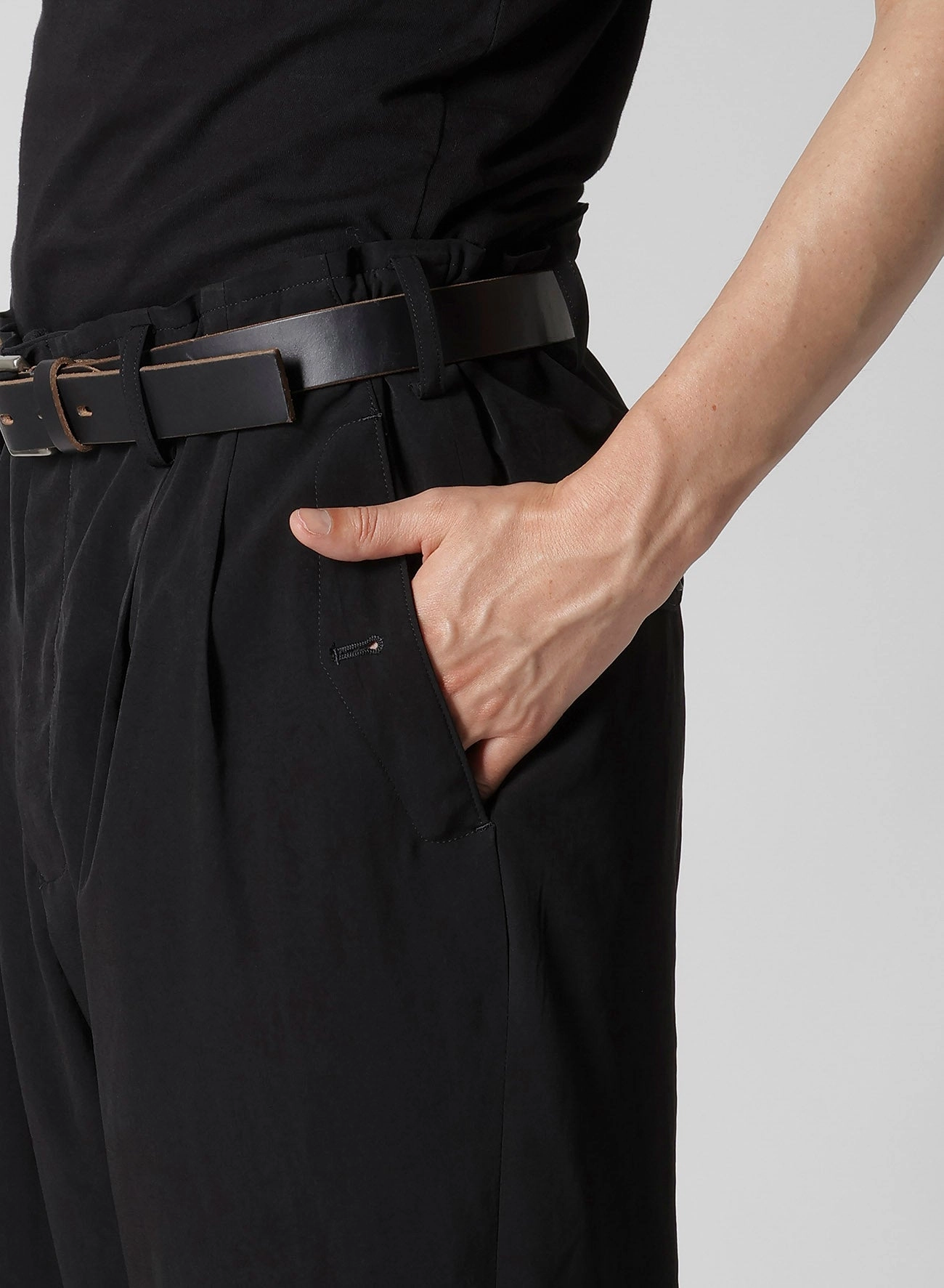 Odor control TA TUXEDO PANTS WITH POCKET DETAIL