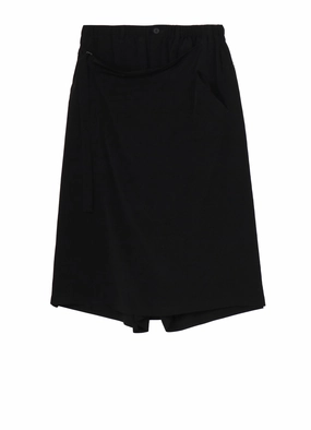 Ripped design Fade Resistant Dye Ta TUXEDO WRAP PANTS