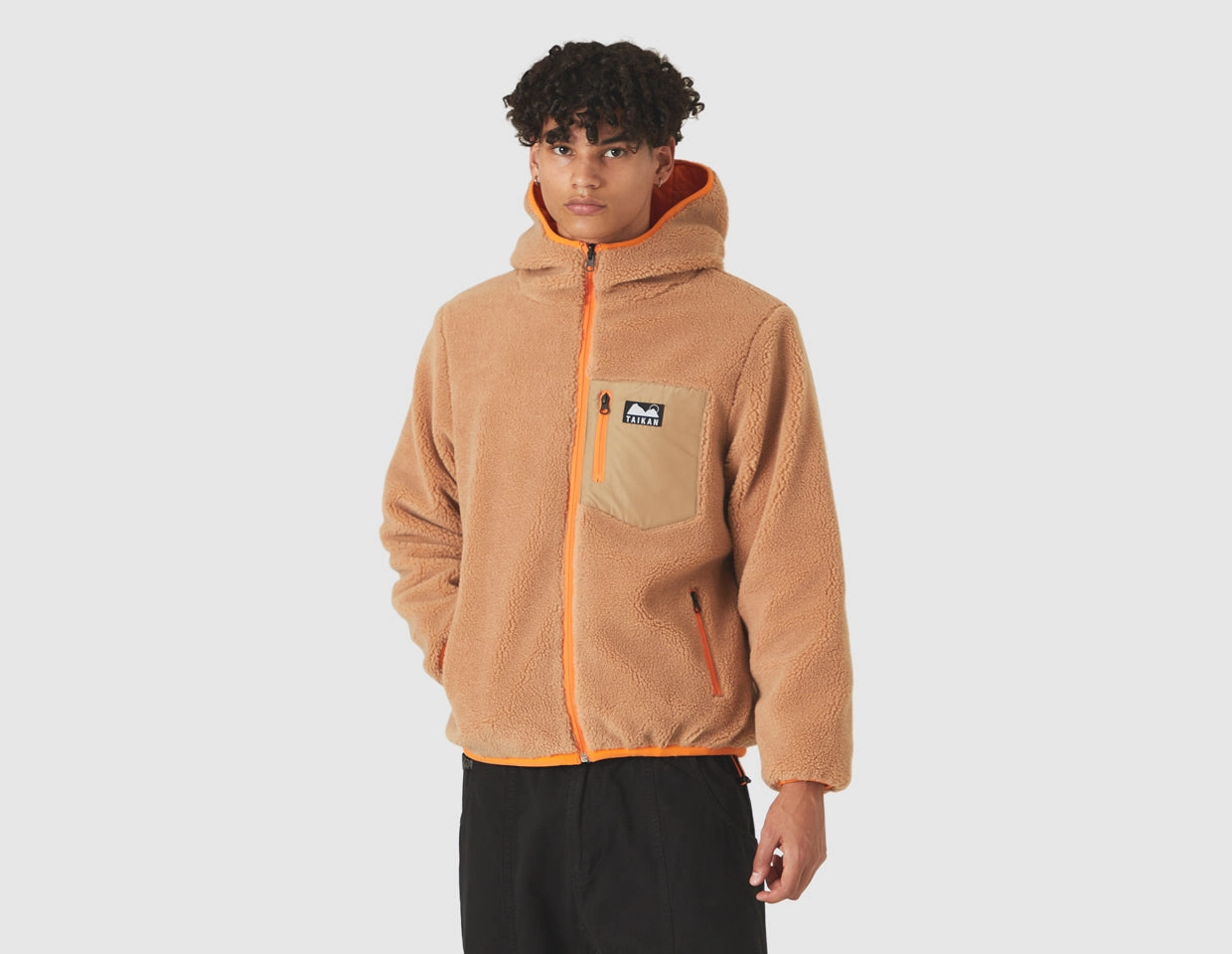 CompressionResistant Quick Wear Fit Taikan Reversible Puff Jacket / Tan / Orange