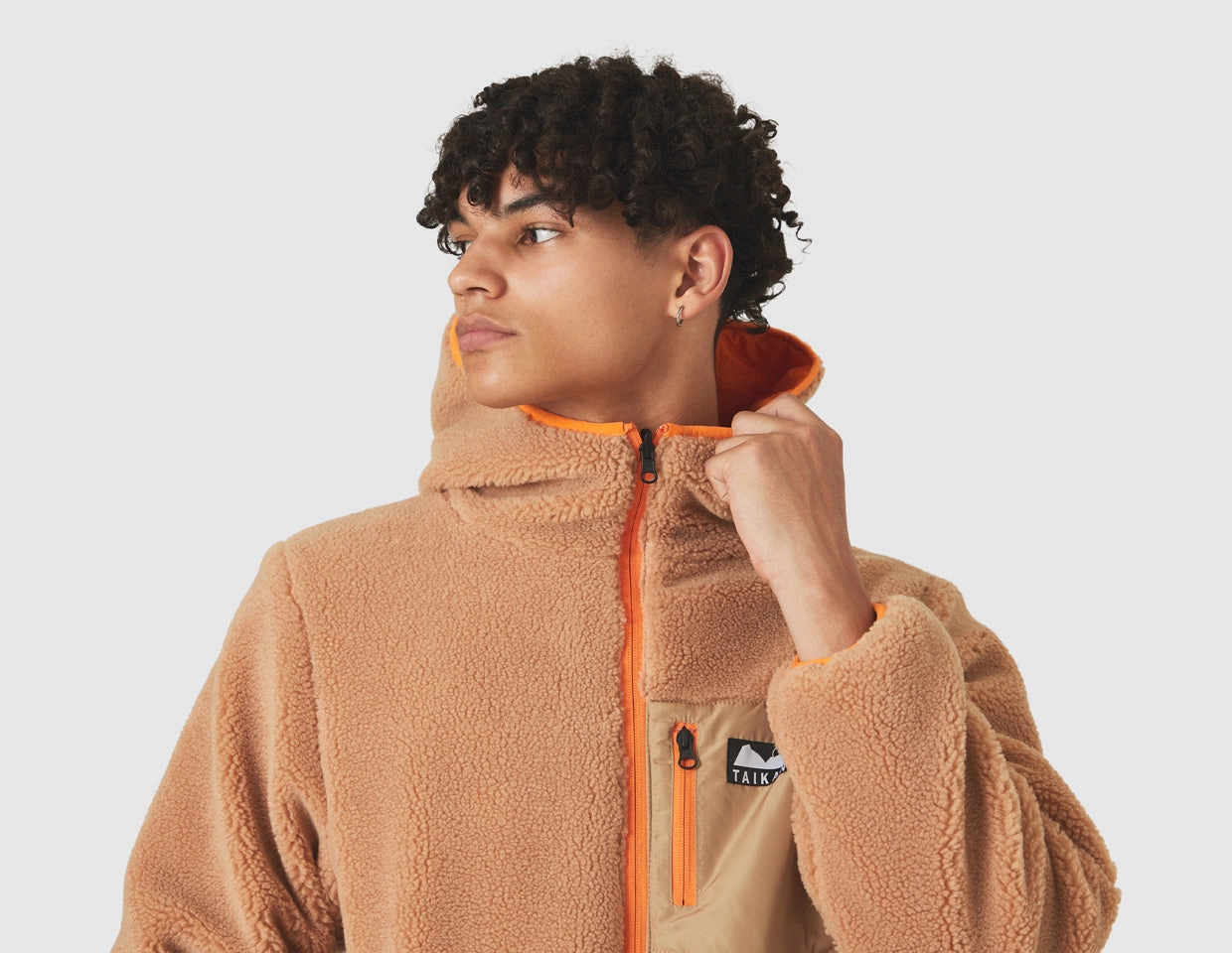 Ventilation Vents Anti Static Finish Taikan Reversible Puff Jacket / Tan / Orange