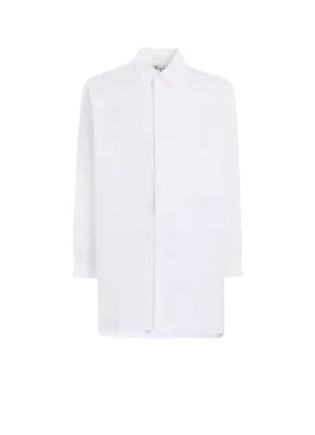 Sweat-Absorbing 100/2 BROAD SHIRT WITH FRONT LEFT LAYER