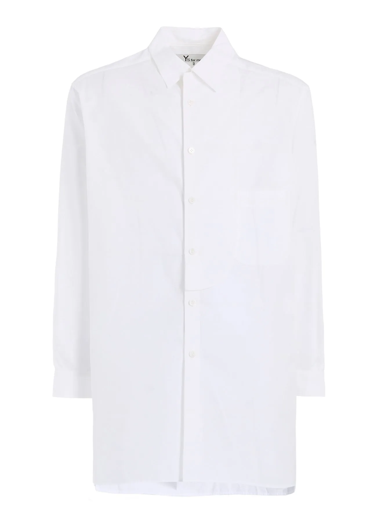 Sophisticated Style Geometric Print 100/2 BROAD SHIRT WITH FRONT LEFT LAYER