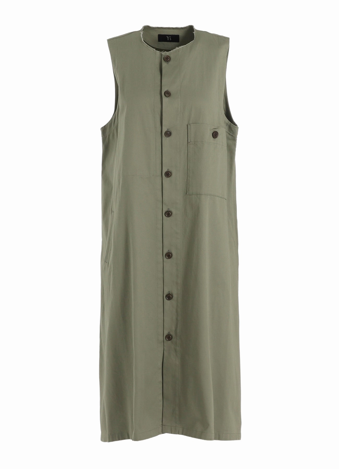 Ombre-Effect [Y's BORN PRODUCT] COTTON TWILL LONG DRESS