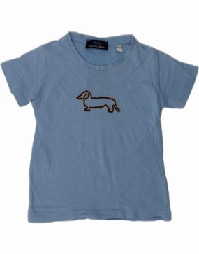 HARMONT & BLAINE Baby Boys Graphic T-Shirt Top 18-24 Months Blue Cotton Country Charm Customizable Option