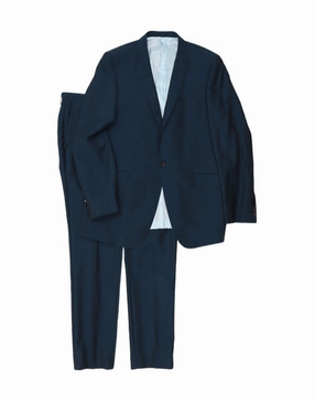 Flawless Look MARKS & SPENCER Mens Slim Fit 2 Piece Suit UK 44 2XL W34  L33 Navy Blue
