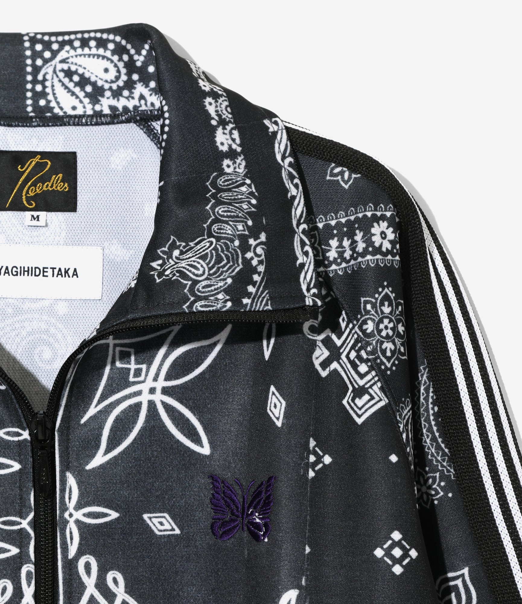 Program Track Jacket ?C Black Bandana Print