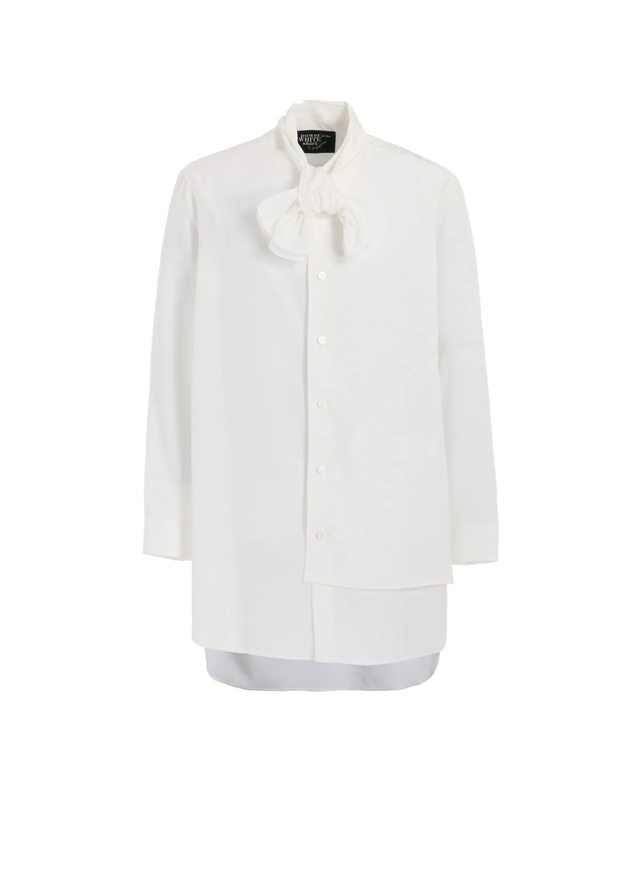 TA/PE CREPE DE CHINE GATHERED LAYERED SHIRT Ultra Soft Interior Student Essential