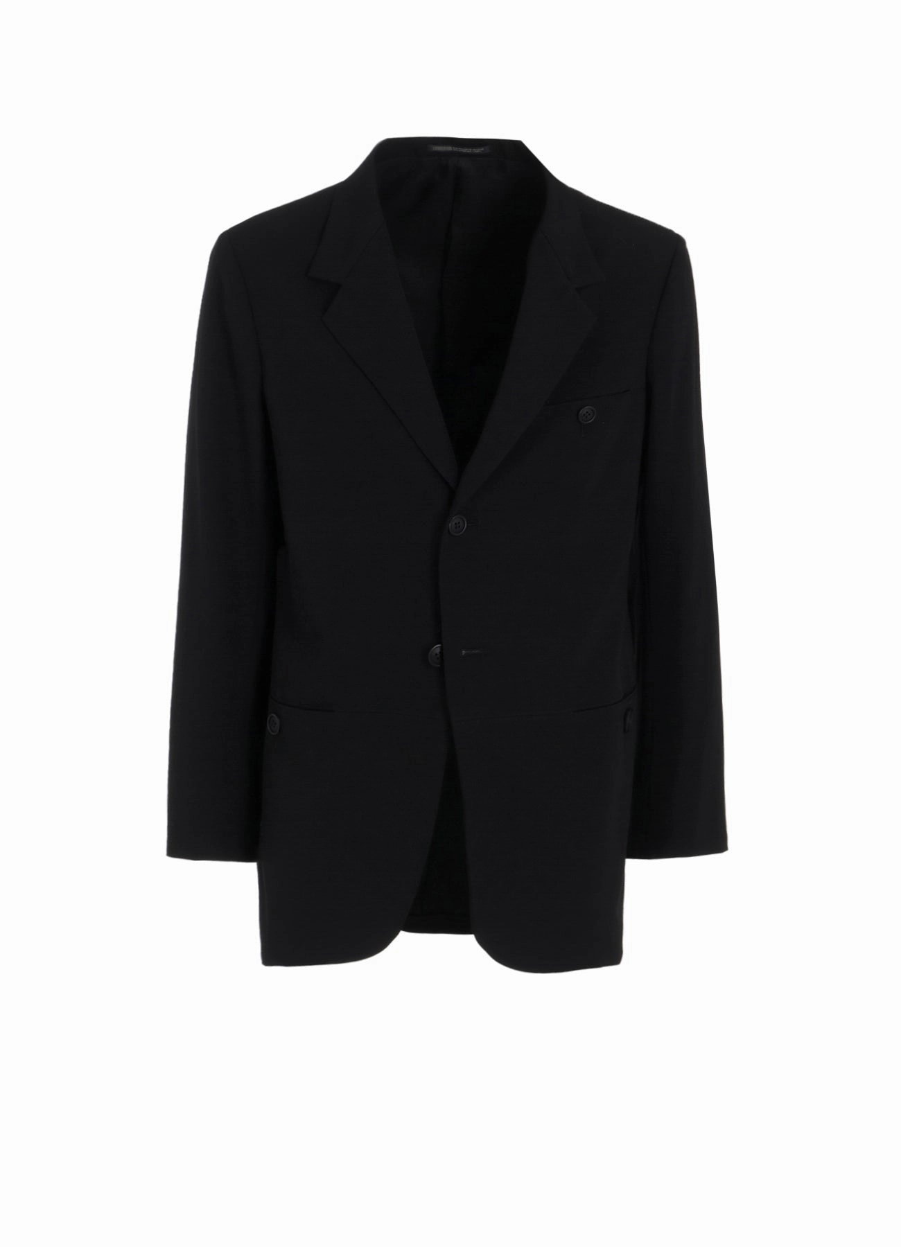 Low Profile Fasteners WOOL GABARDINE PARALLEL PANELED JACKET