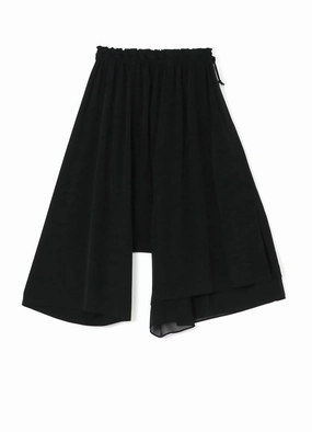 TRIACETATE POLYESTER de CHINE ASYMMETRY PANTS Move Friendly Casual Appeal