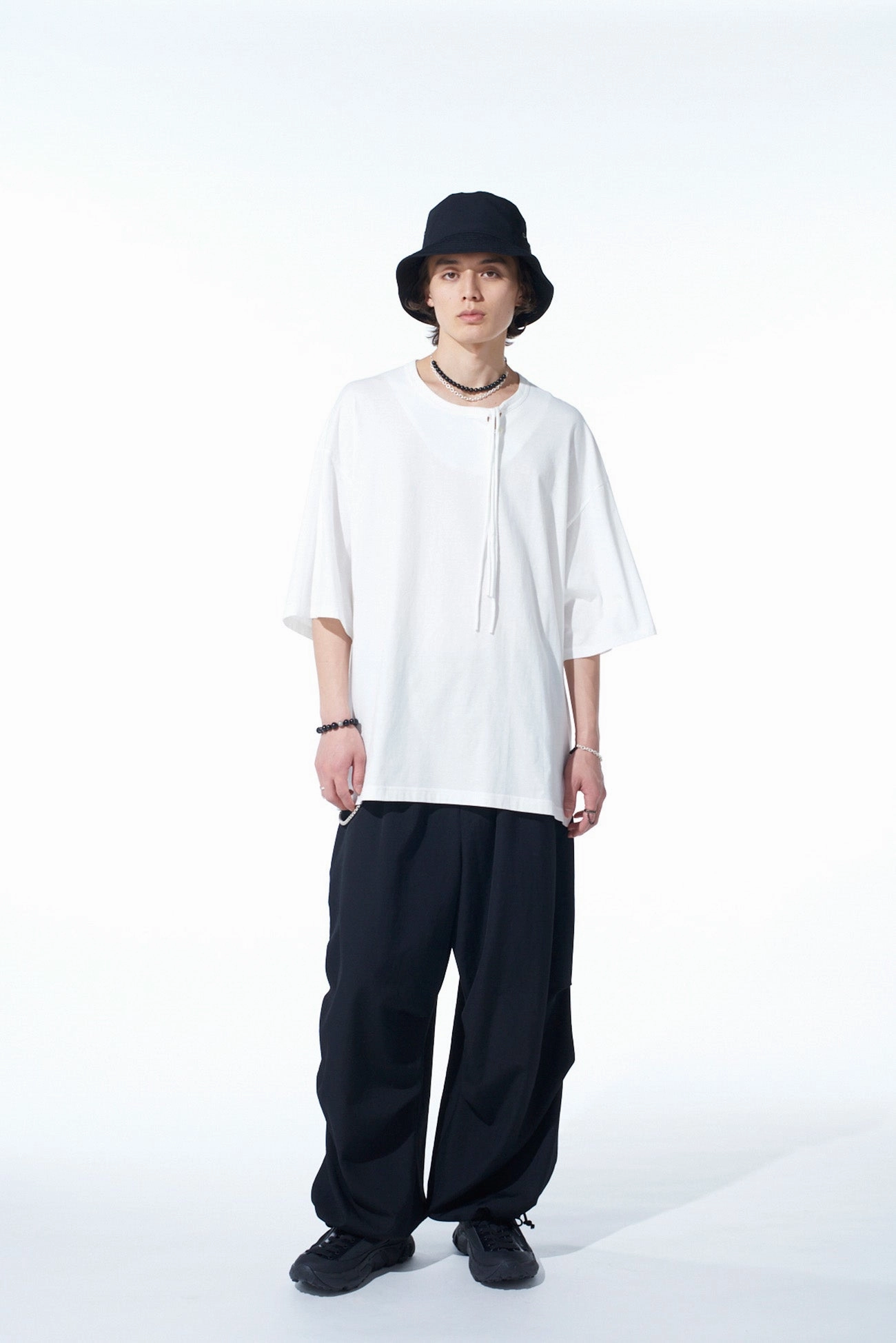 WASHER WOOL GABARDINE KNEE TUCK MILITARY PANTS Easy Movement