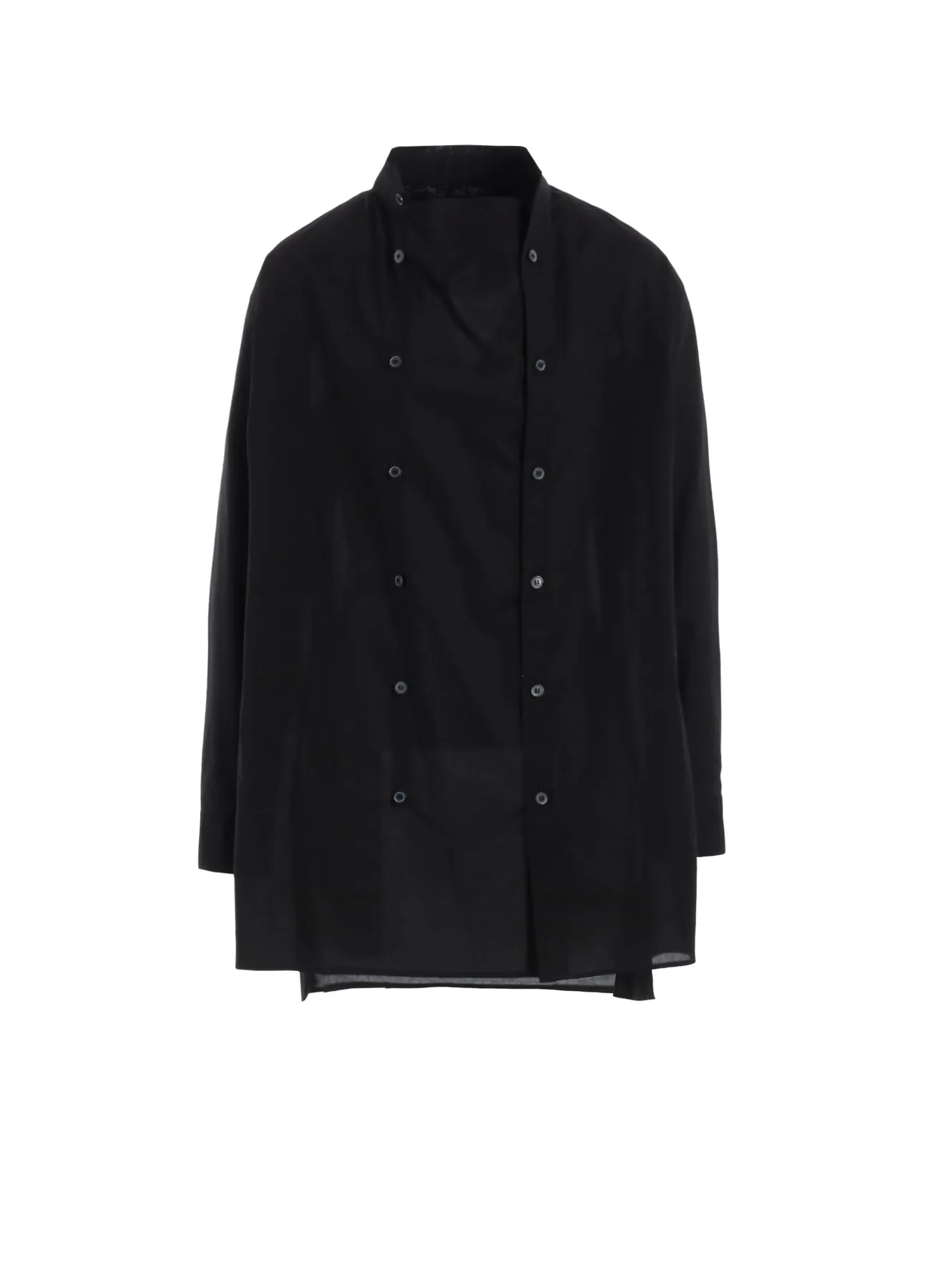 Conference Appropriate Night Out COTTON LAWN RIGHT FRONT DOUBLED SHIRT