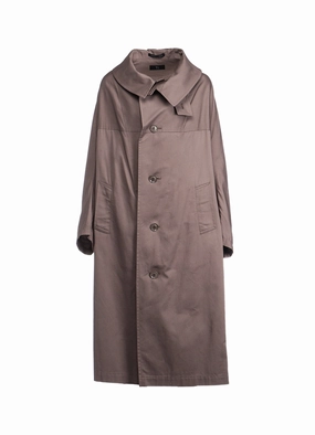 [Y's BORN PRODUCT] COTTON TWILL LONG CAPE COAT Temperature Adaptive Classic Look