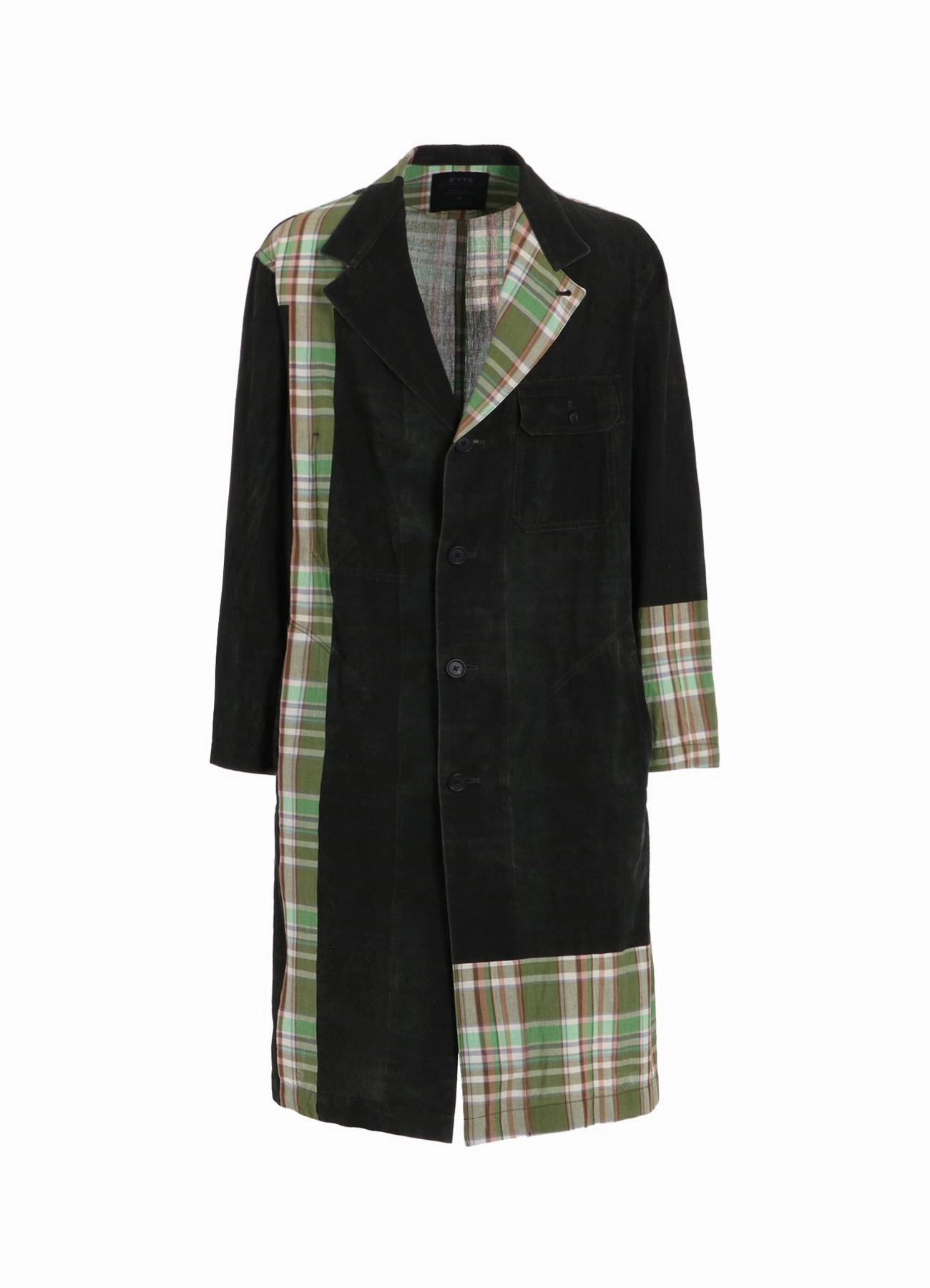 Go To Layer MADRAS CHECK PIGMENT PRINT COAT