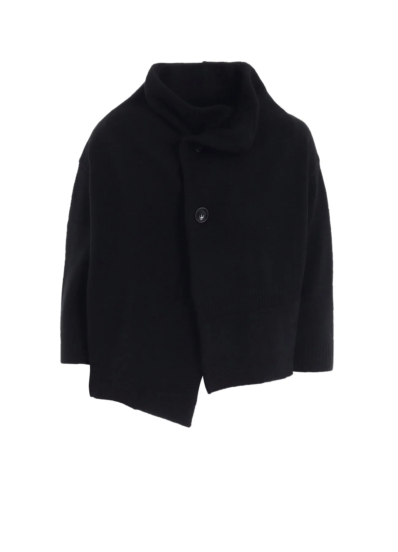 Smart Style WOOL JERSEY SNAP BUTTON CARDIGAN