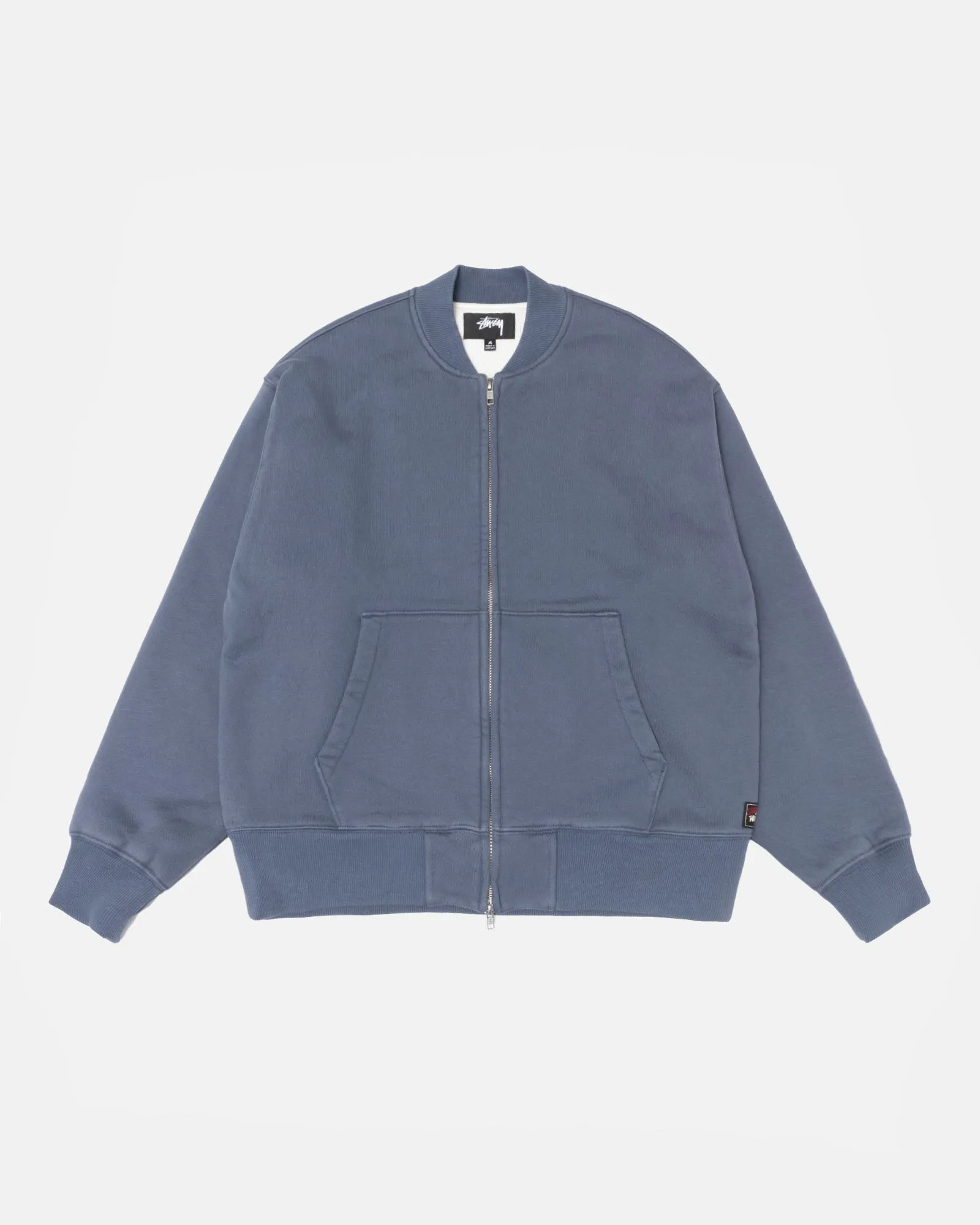 Ribbed Trim THERMAL LINED FLEECE ZIP