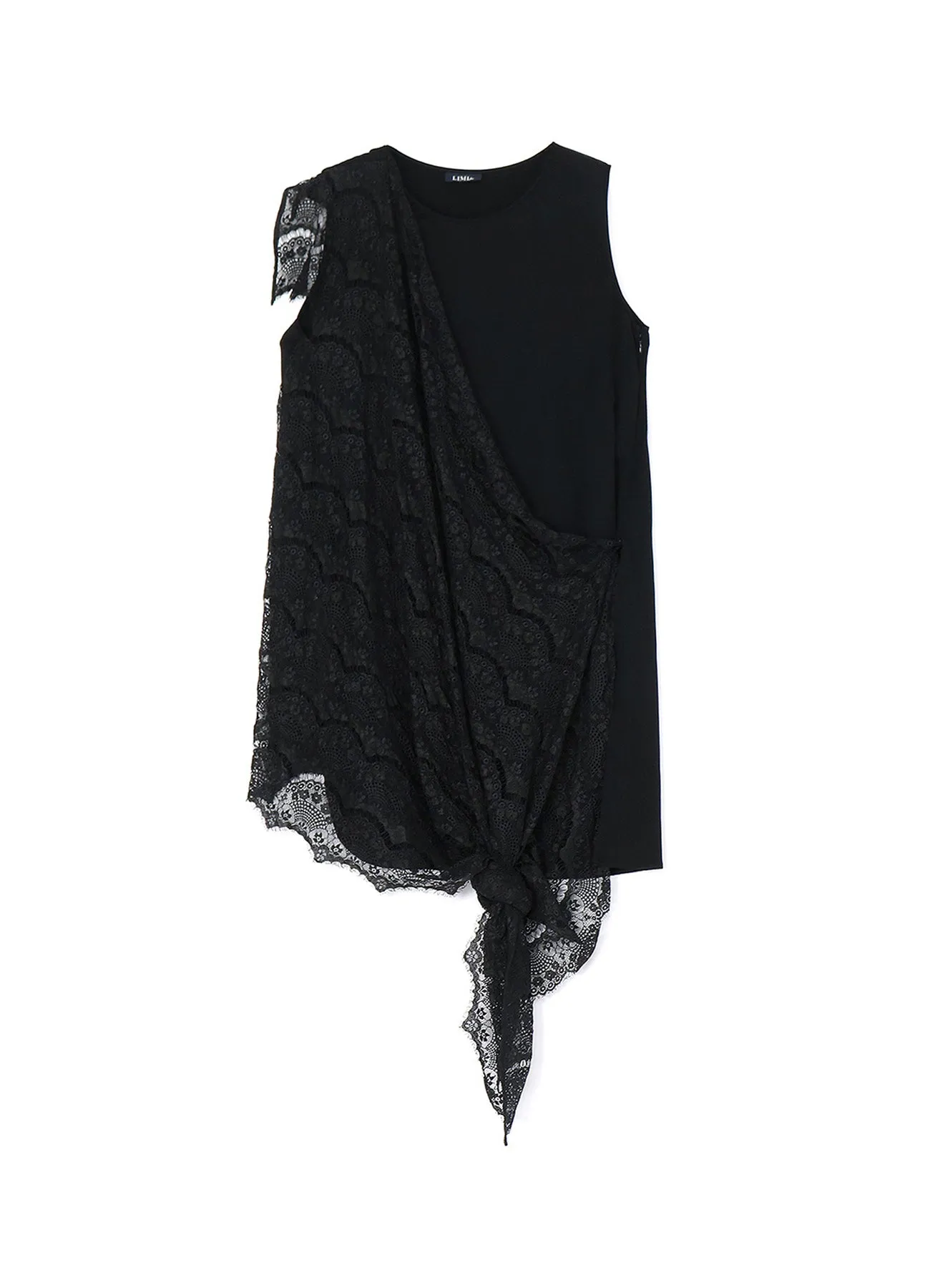 LAWN   SATIN DOUBLE FRONT BLOUSE Eco friendly materials Long Sleeve