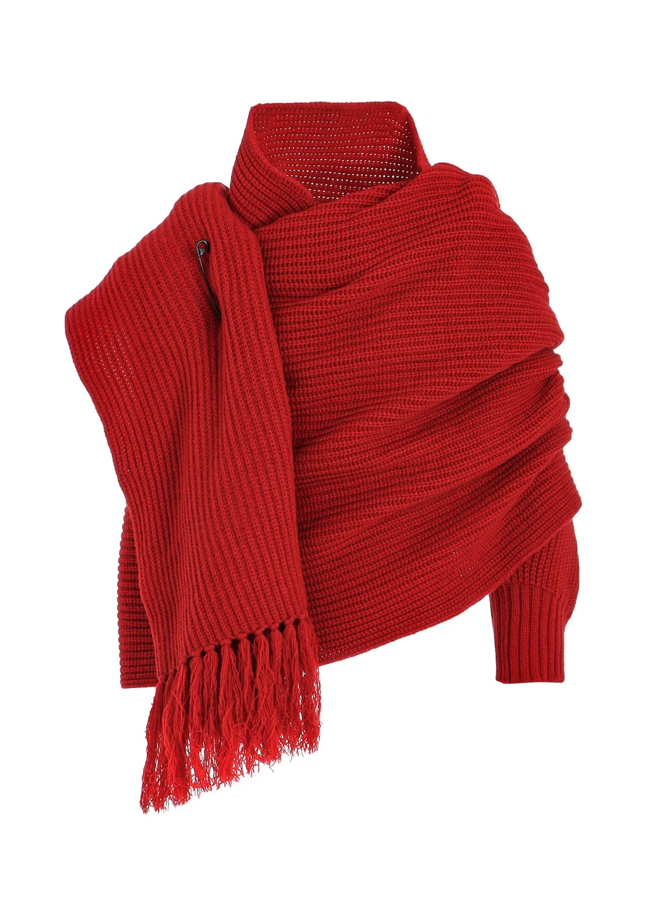 Street Layer Warm Vibe WOOL KNIT STOLE
