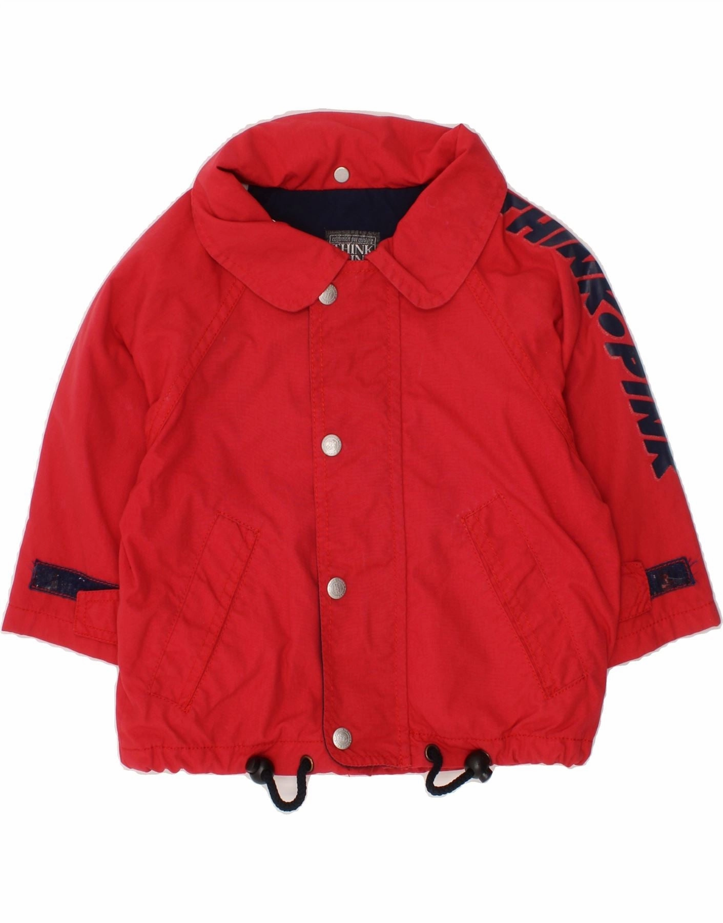 morning THINK PINK Baby Boys Graphic Rain Jacket 12-18 Months Red