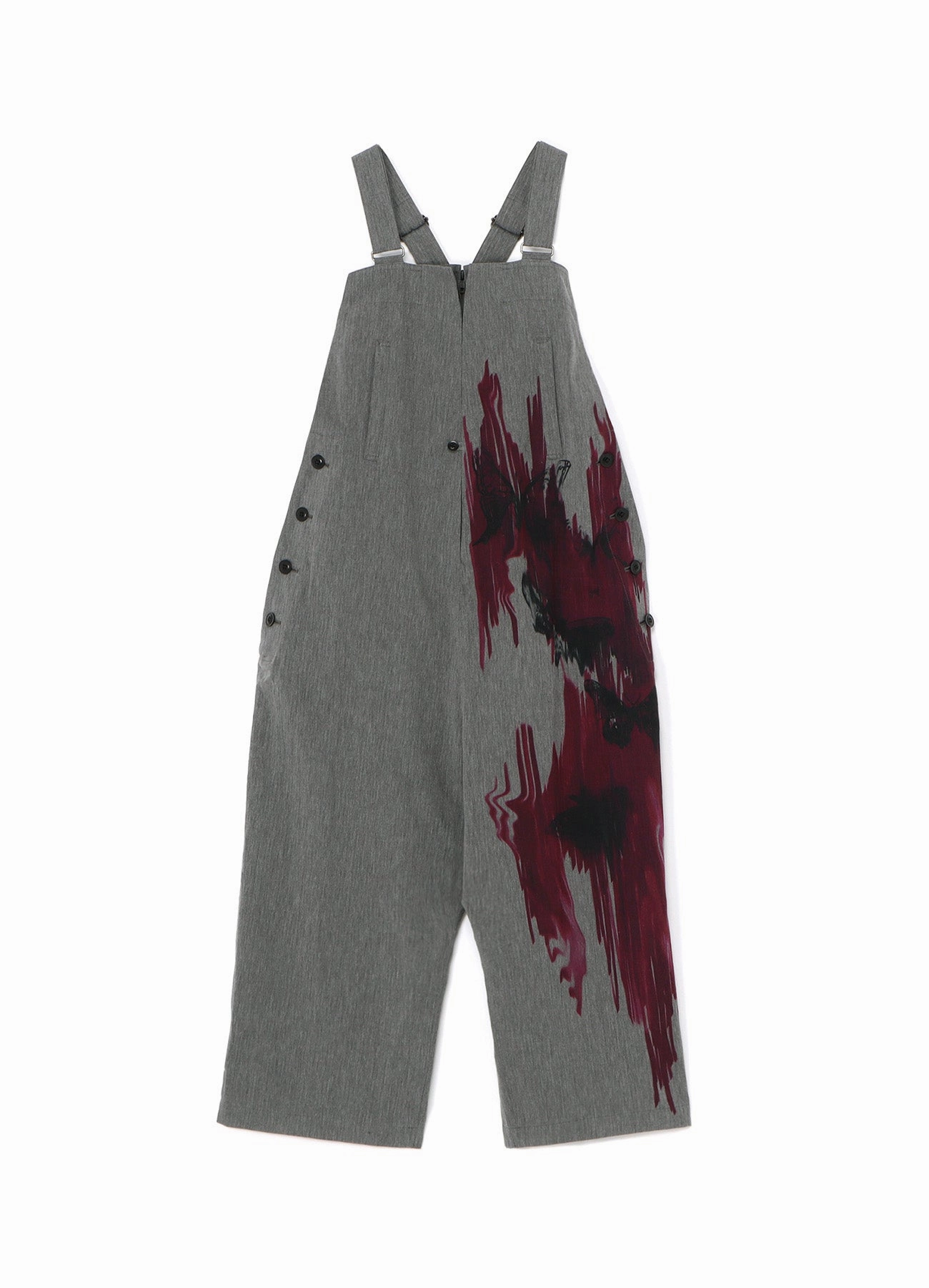 MINI HERRINGBONE BUTTERFLY PRINT SALOPETTES Satin Layers