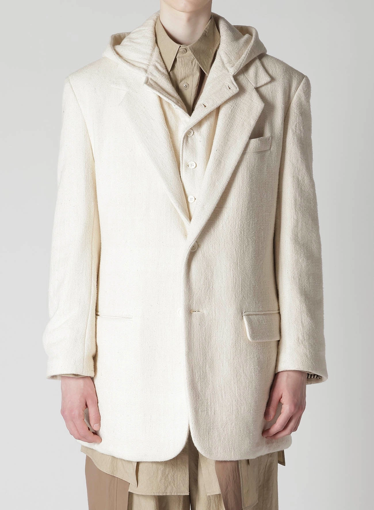 ZERO COUNT KHADI W HOODED JACKET age - appropriate