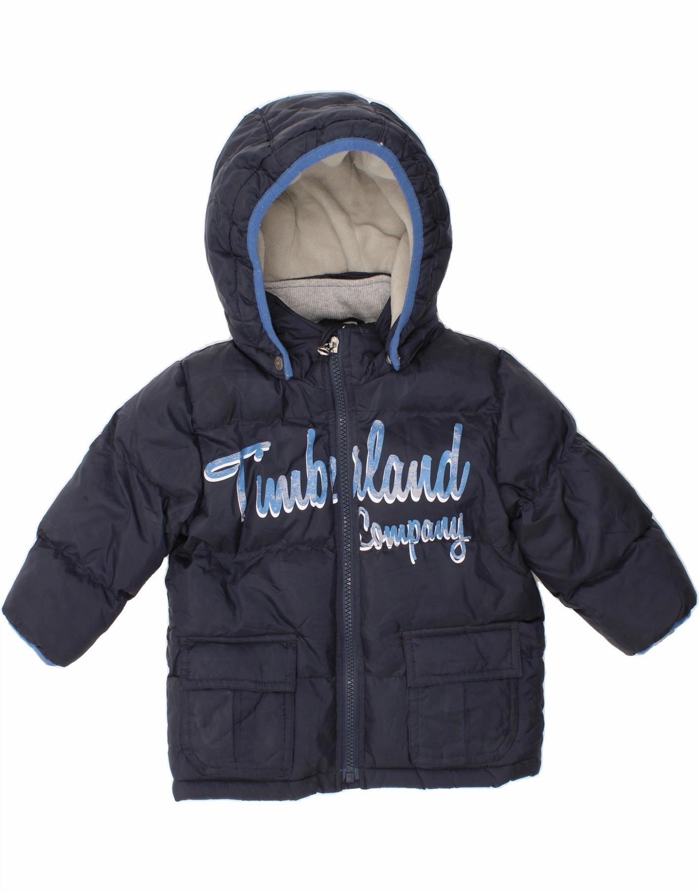 Universal Backpack Compatibility Smart TIMBERLAND Baby Boys Graphic Hooded Padded Jacket 12-18 Months Navy Blue