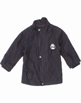 suitable for cosplay TIMBERLAND Baby Boys Graphic Windbreaker Jacket 18-24 Months Black Nylon