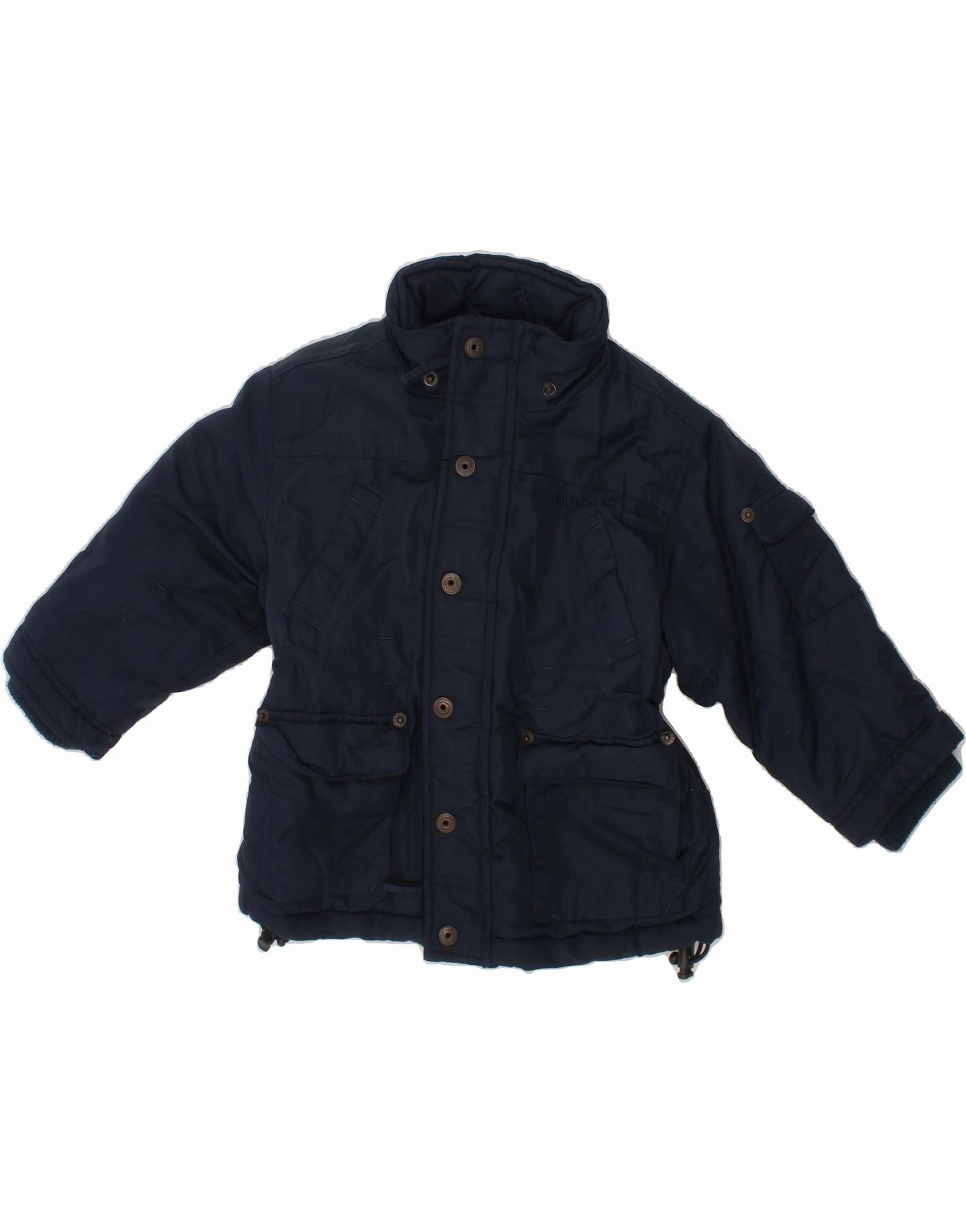 Urban Protection Quilted Stitching TIMBERLAND Baby Boys Windbreaker Jacket 12-18 Months Navy Blue Nylon