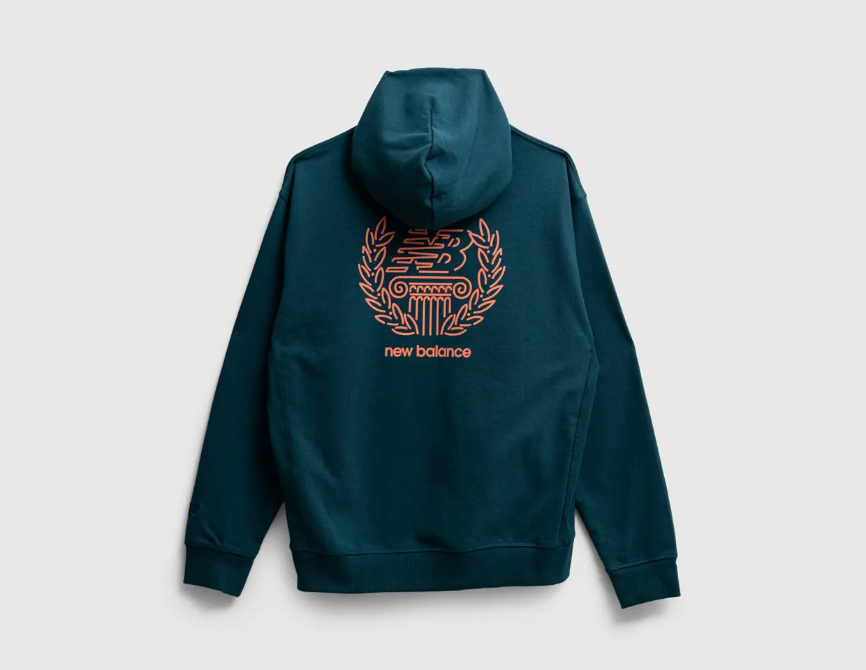 foldable New Balance Sculpture Hoodie Deep Ocean