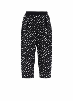 COTTON RIPPLE DOT PRINT 4/5 LENGTH PANTS Quick Pack Active Layers