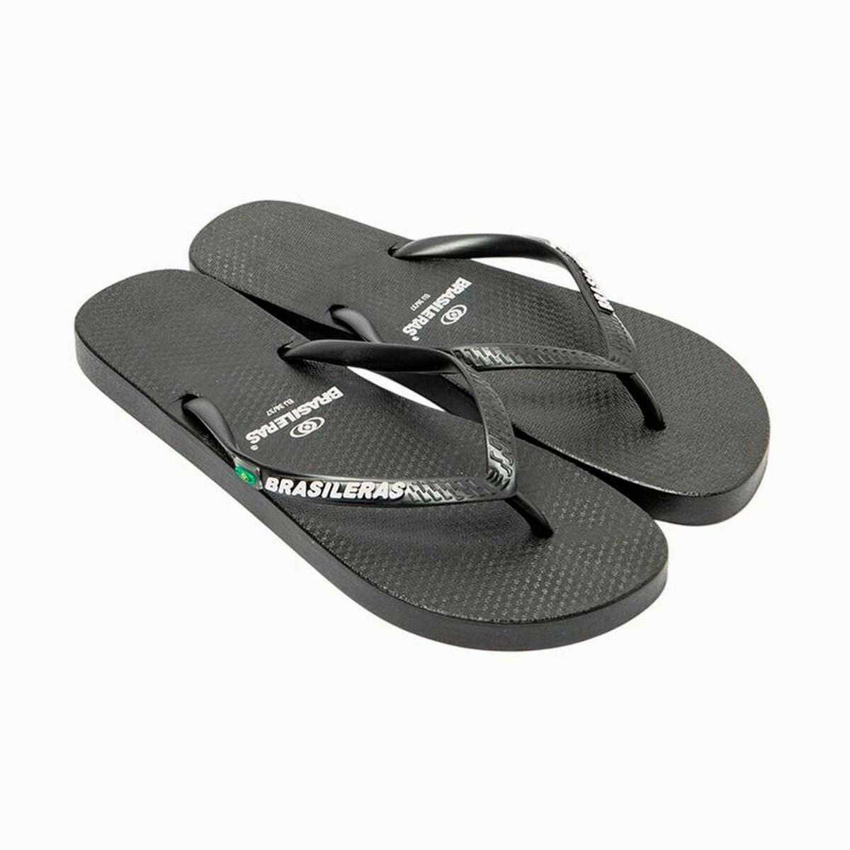 Beach Ready Sandals Women's Flip Flops Brasileras Classic Pro Black