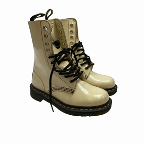 Boots Designer By Dr Martens In Cream, Size:5 Comfort arch