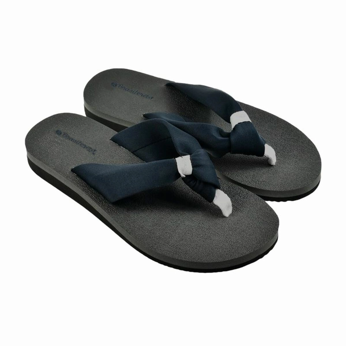 Women's Flip Flops Brasileras Nudo  Blue Slip On Comfort