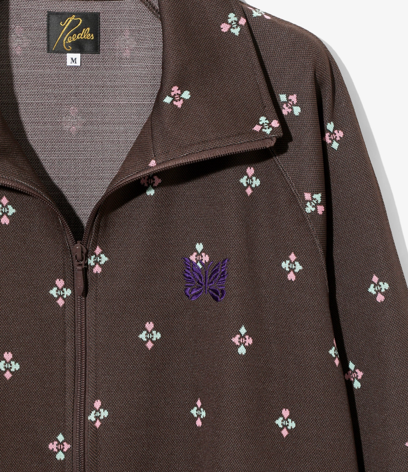 Track Jacket ?C Brown Blackjack Jacquard Taste