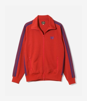 Calendar Track Jacket ?C Red Smooth Polyester