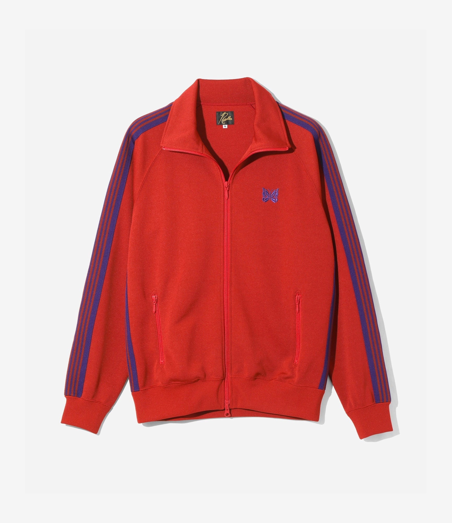 Calendar Track Jacket ?C Red Smooth Polyester