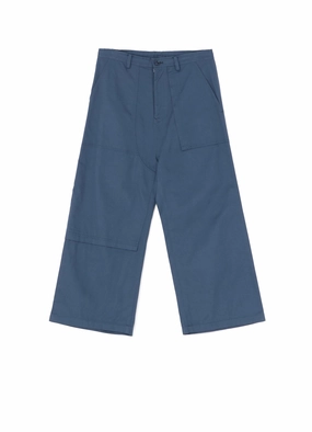 Tough Wear [Y's BORN PRODUCT] COTTON TWILL LONG STRAIGHT PANTS