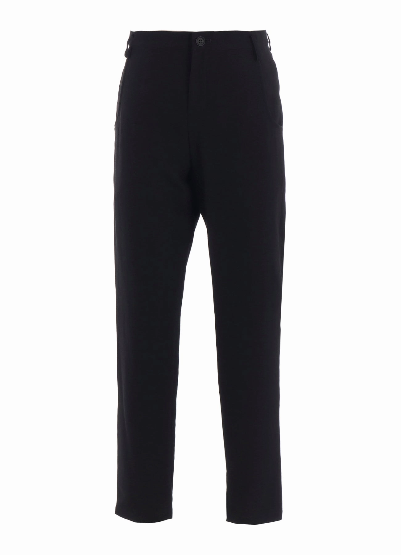 MILLED GABARDINE SLIT SLIM PANTS Coastal Chic Effortless Piece