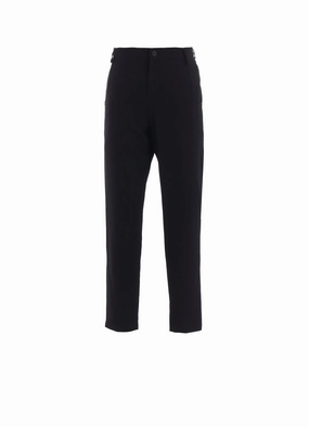 foldable Urban Light MILLED GABARDINE SLIT SLIM PANTS