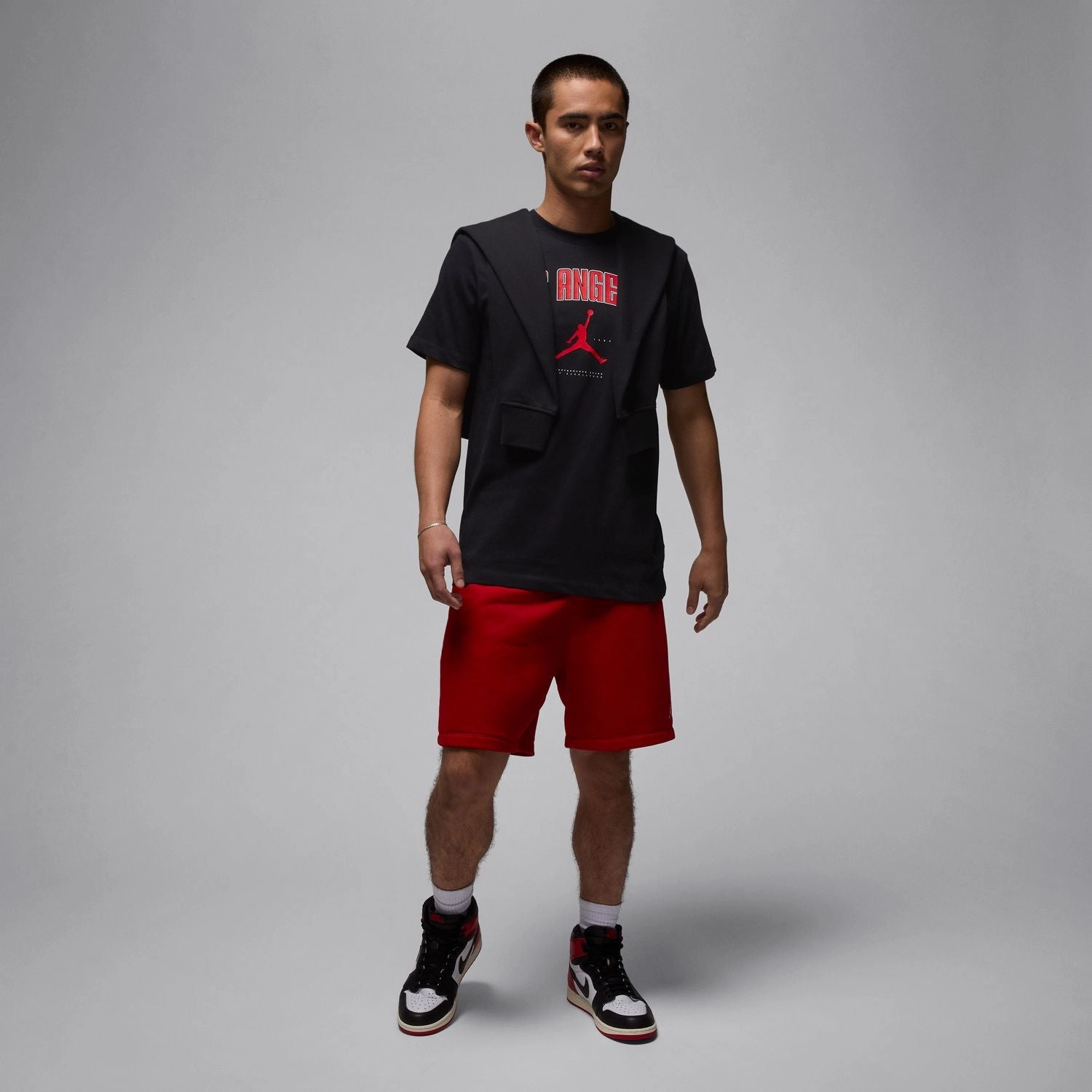 Comfortable Stretch Seamless construction MJ Los Angeles City Tee -Mens