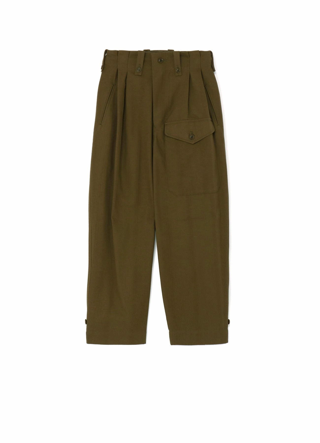 Packable design DOBBY CHINO PANTS WITH LEFT FLAP POCKET