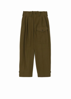 Packable design DOBBY CHINO PANTS WITH LEFT FLAP POCKET